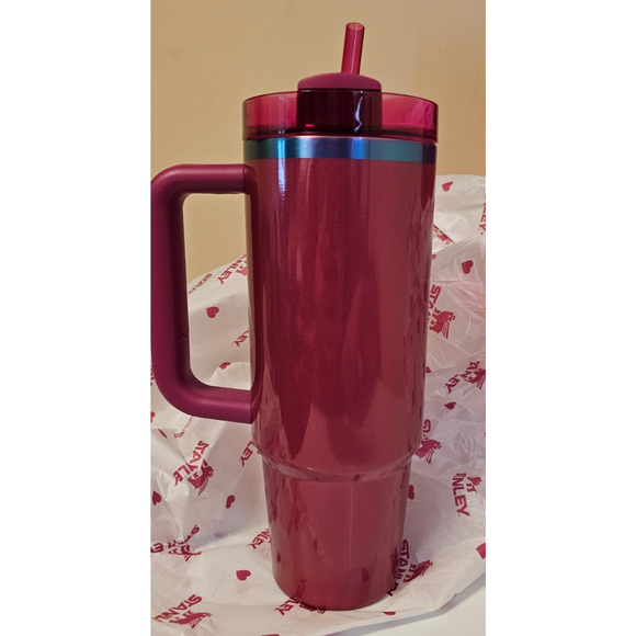 Stanley Berry Truffle Valentines Day Flowstate Quencher 30oz NEW 2025 - Picture 4 of 8